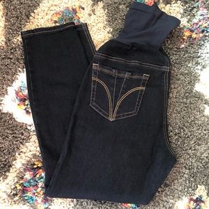 Motherhood Maternity Indigo Blue Jeans